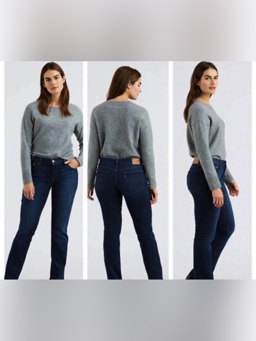 Levi's 505 Women's Dark Blue Jeans Straight 16 Size